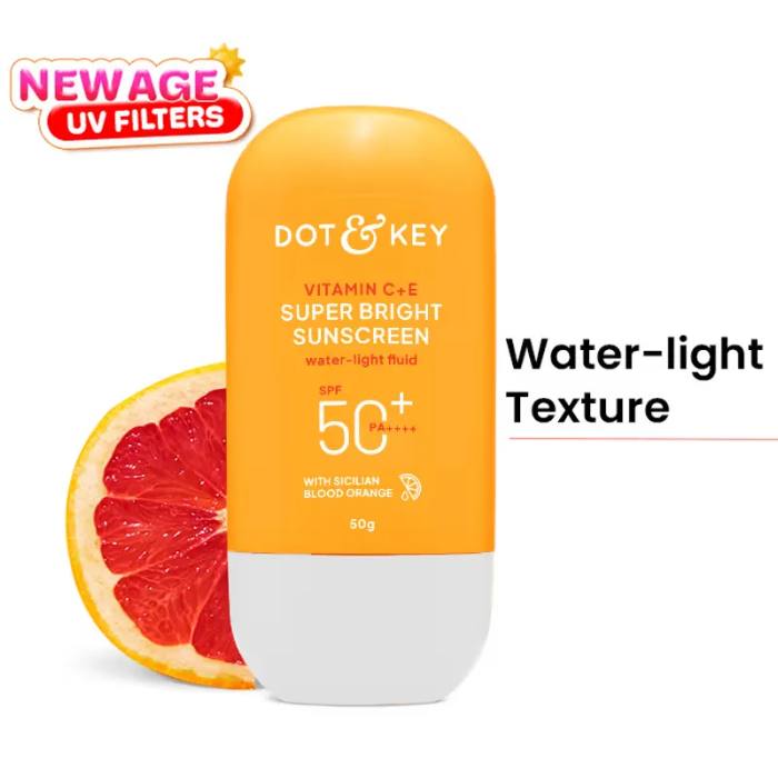 Dot & Key Vitamin C + E Super Bright Sunscreen, SPF 50+ PA++++